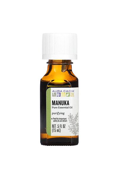 AURA CACİA Manuka Essential Oil | GC/MS Tested for Purity | 15ml (0.5 fl. oz.)