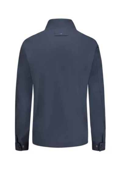 PAUL&SHARK Men's Regular Fit Zippered Stand Collar Long Sleeve Navy Blue Jacket 25412000 -013