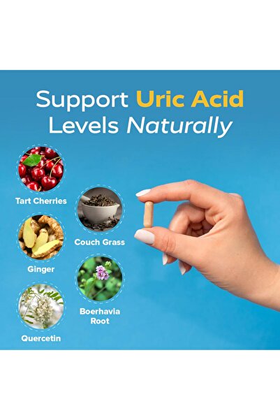 Redd Remedies Gouch! Joint & Uric Acid Support, Tart Cherry & Quercetin, 120 Vegan Capsules