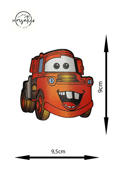REMSATİC صفيحة لاصقة حديدية - رقعة - نموذج رقعة منقوشة (9,5 سم × 9 سم)