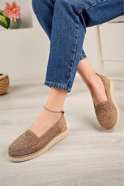 EYLÜLDEN MODA SHOES Women's O_Nr Niko Knitted Ballerinas