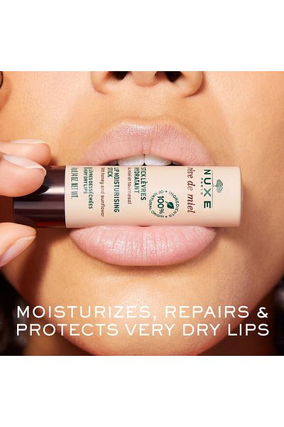 Nuxe Rêve de Miel Lip Stick - Organic Moisturizer for Dry Lips, Shea Butter & Vitamin E, 0.14 Oz
