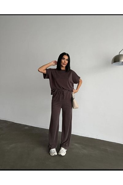 RECEP AYDIN Women's Oys Striped Pique Suit