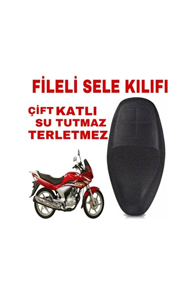 Teksoy Honda Cbf 150 Uyumlu Motosiklet Sele Koltuk Kılıfı 3D Çift Katlı File ...