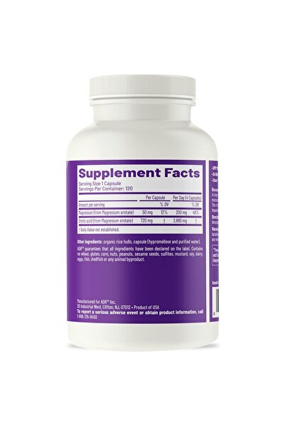 Aort MEdya Cardio Mag 2.0, Supports Heart, Muscle & Energy, Magnesium Supplement, 30 Servings (120 Capsules)