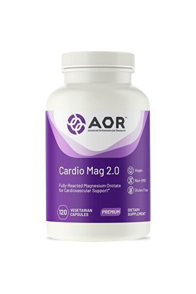 Aort MEdya Cardio Mag 2.0, Supports Heart, Muscle & Energy, Magnesium Supplement, 30 Servings (120 Capsules)
