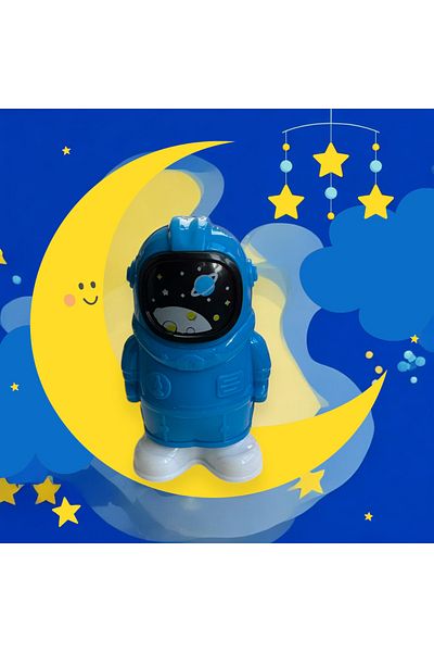 Polin Little Astronaut Double Blade Pencil Sharpener with Eraser