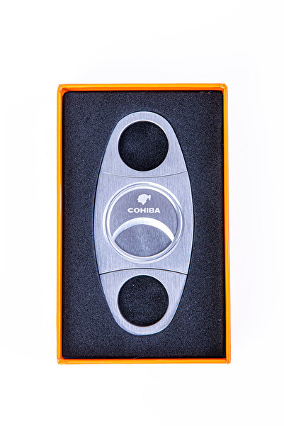 COHİBA Cohiba 80 Ring Gümüş Metal Puro Makası Kesici