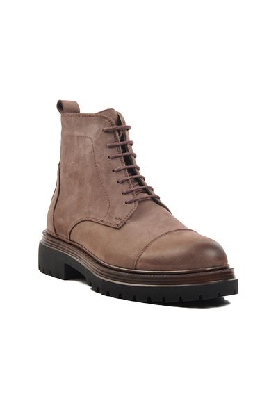 AYAKMOD Br-45002 M Mink Nubuck Γνήσιο Δερμάτινο Ανδρικές Μπότες