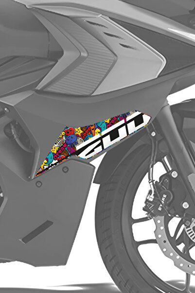 Black Sea Port Bajaj Rs200 Bodywork Side Sticker