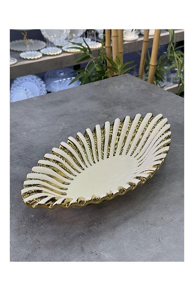 Doğudeko Lux Alba Avangarde Oval Deep Presentation Plate