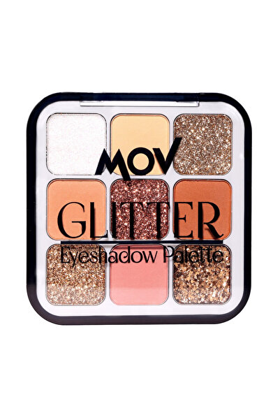 MOV 9’lu Far Paleti Glitter No: 03 - Işıltılı Göz Farı Paleti