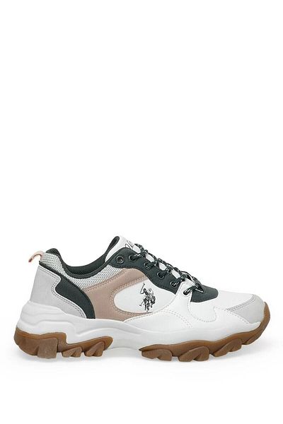 U.S. Polo Assn. U.S. Polo Assn. Tracky Shoes - White Green Walking Shoes