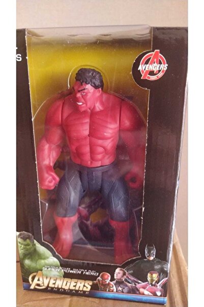 AVENGERS Tekli Hulk Kırmızı Hulk Yeşil 18 Cm Işıklı Hareketli Titan Hero