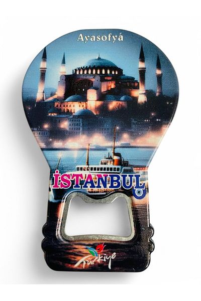 GALATA GIFT Bottle Opener Opener Magnet Balloon Shaped Istanbul Hagia Sophia Decorative Soda Soda Opener