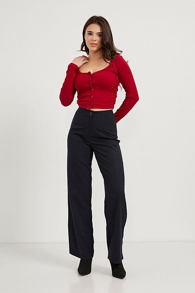 Arma Life Women's High Waist Wide Leg Laci Palazzo Trousers