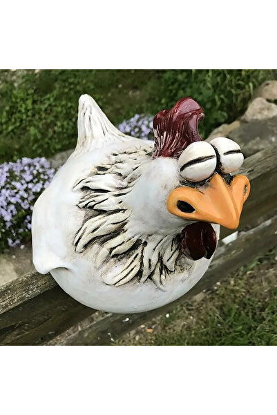 Choice ج-تماثيل ديكور مضحكة على شكل دجاجة من الراتينج لحديقة المزرعة وفناء ال...