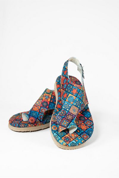 DAXİS Sportwear Company Women's Patterned Flip Flop Buckle Sandals