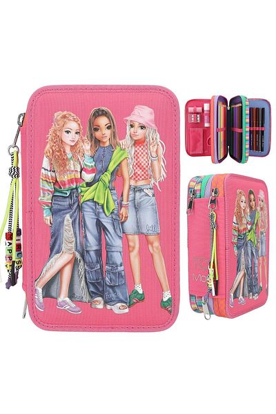 Top Model Pencil Case Equipped With 3 Joy Zippers