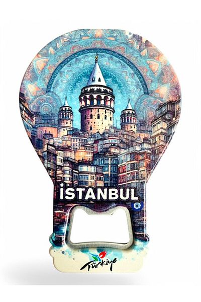 GALATA GIFT Gazographing Magnesium Bottle Angle - Galata Tower Shaped