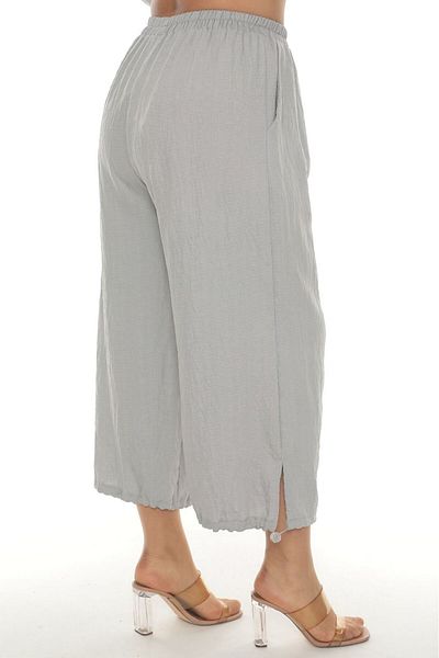 lovedrobe Plus Size Women's Trousers 23013-Grey - 52