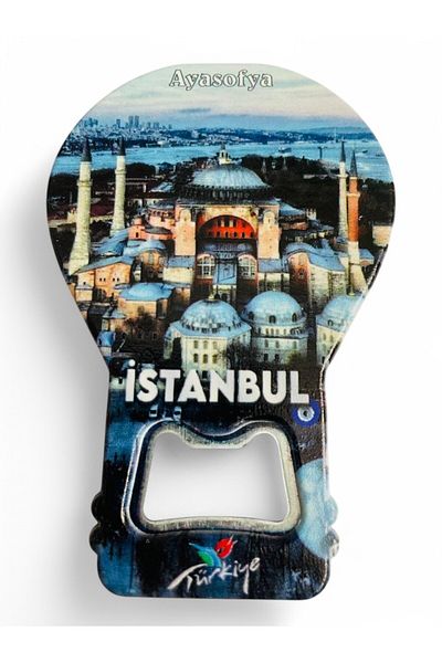 GALATA GIFT Bottle Opener Opener Magnet Balloon Shaped Istanbul Hagia Sophia Decorative Soda Soda Opener