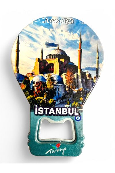 GALATA GIFT Bottle Opener Opener Magnet Balloon Shaped Istanbul Hagia Sophia Decorative Soda Soda Opener