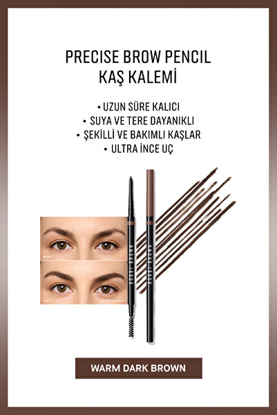 BOBBI BROWN Precise Brow Pencil Kaş Kalemi - Warm Dark Brown