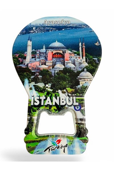 GALATA GIFT Bottle Opener Opener Magnet Balloon Shaped Istanbul Hagia Sophia Decorative Soda Soda Opener
