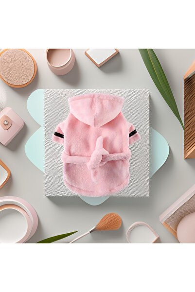 Lady Fify رداء حمام وردي اللون يوفر التجفيف السريع للقطط والكلاب