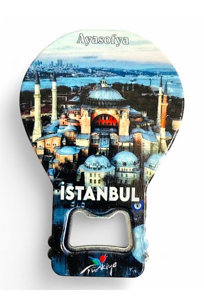 GALATA GIFT Bottle Opener Opener Magnet Balloon Shaped Istanbul Hagia Sophia Decorative Soda Soda Opener