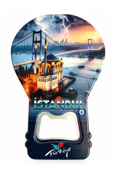 GALATA GIFT Decorative Soda Soda Soda Soda Ortaköy Mosque Magnet Balloon Shaped
