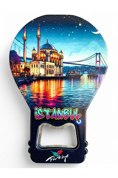 GALATA GIFT Decorative Soda Soda Soda Soda Ortaköy Mosque Magnet Balloon Shaped