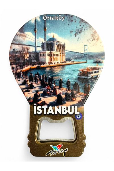GALATA GIFT Decorative Soda Soda Soda Soda Ortaköy Mosque Magnet Balloon Shaped