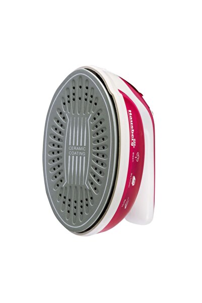 Hausberg Travel iron HB-7910RS, 900W, 50ml water tank, Red-White