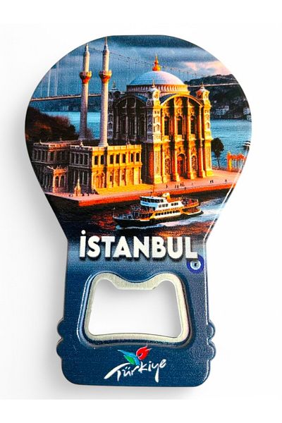 GALATA GIFT Decorative Soda Soda Soda Soda Ortaköy Mosque Magnet Balloon Shaped