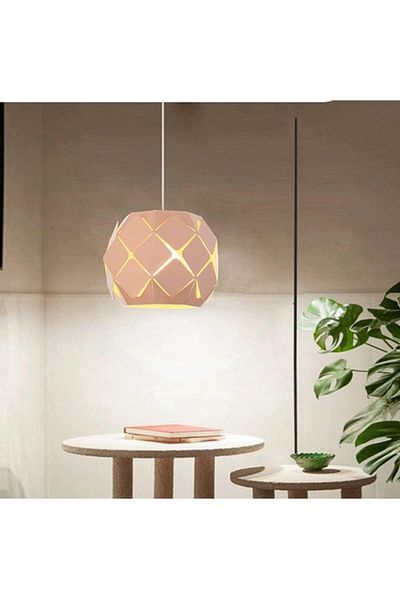 A F N LIGHTING Macaron Pendant Light - Industrial Ceiling Chandelier with E27 Metal Shade