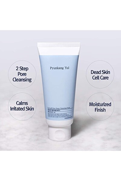 Pyunkang Yul [PKY] Low pH Pore Cleansing Foam, AHA & Witch Hazel, Zero Irritation, Korean Skincare (3.38 Fl. Oz)