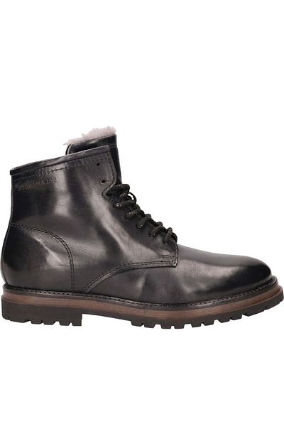 SALAMANDER Black Booties Mens Shoes