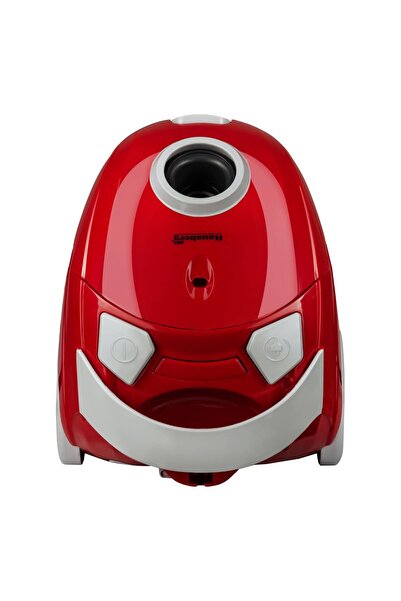 Hausberg Vysavač s plátěným sáčkem Hb2080rs, 700 W, objem 1,5 l, červeno-šedý
