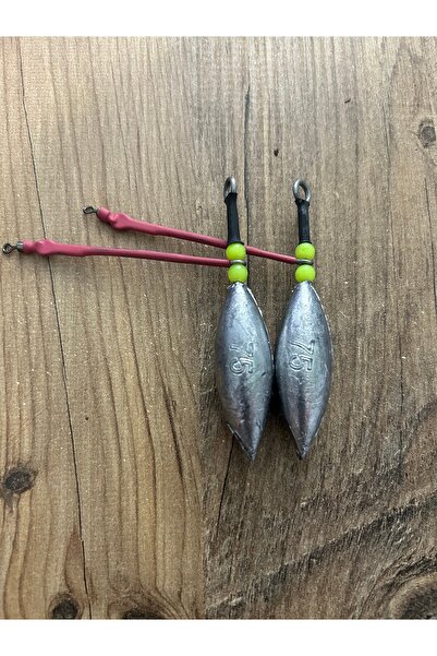 esca fishing 2 Adet 75 Gram Aparatli Kollu Bilyalı Surf Kurşun (ASANSÖR TAKIM...