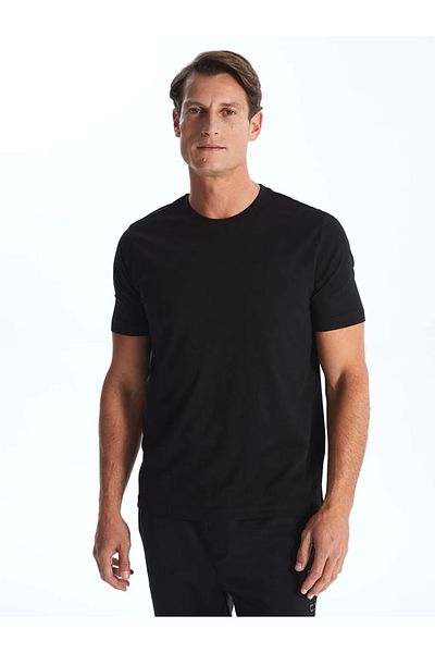 LC Waikiki Ανδρικό T-Shirt από βαμβακερό χτενισμένο λαιμό