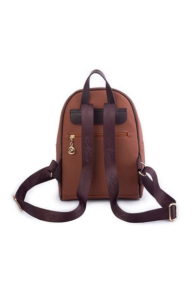Getcho Pascal Taba Women's Casual City Style Molded Backpack Zippered Minimal Lightweight Convenient Design