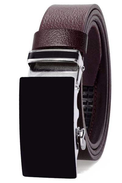 derikem جلد بوفالو أصلي 100% - حزام كلاسيكي للرجال، إبزيم تلقائي وخالي من الث...