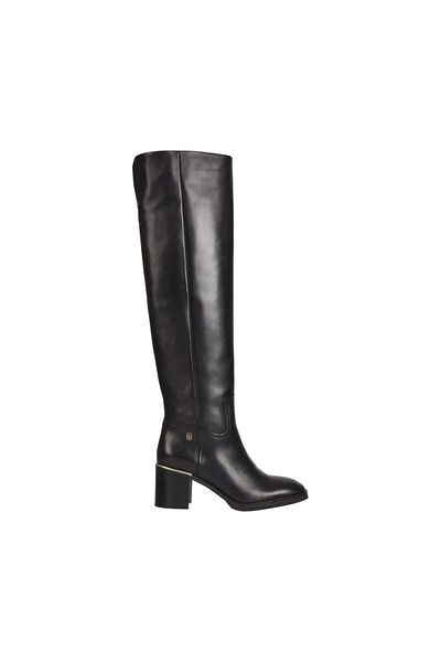 Tommy Hilfiger Black Boots Womens Shoes