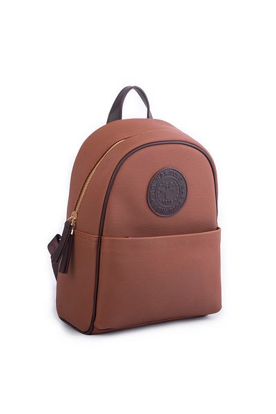 Getcho Pascal Taba Women's Casual City Style Molded Backpack Zippered Minimal Lightweight Convenient Design