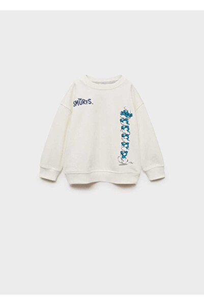 MANGO Baby Şirinler Sweatshirt