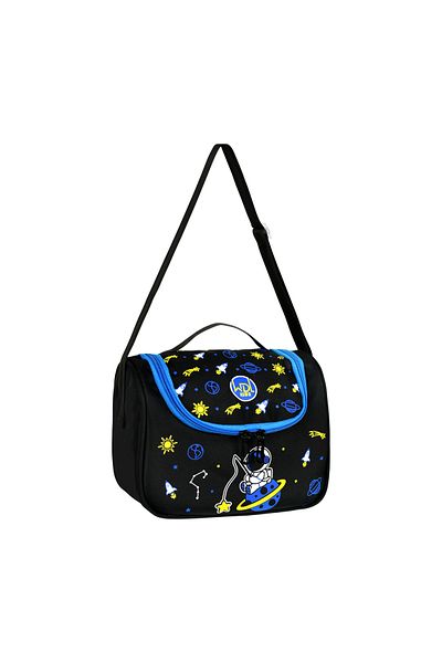 Niss Store Licensed Astronaut Patterned Boy's Lunchbox with Thermos