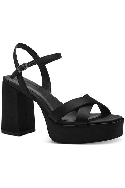 Tamaris Black Sandals Womens Shoes