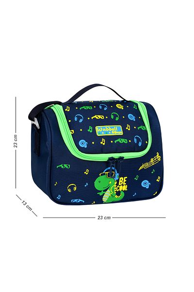 Niss Store Licensed Dinosaur Patterned Boy's Lunchbox with Thermos